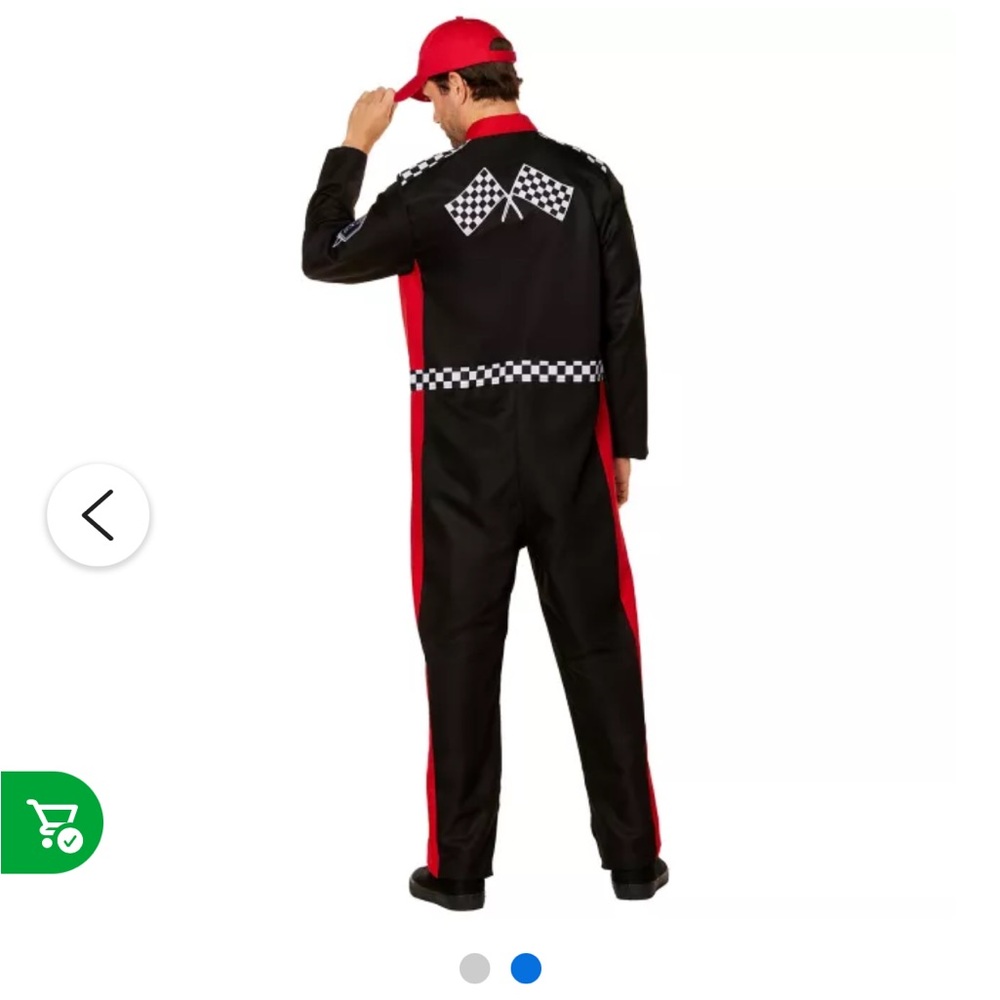 Adult Racecar Driver Costume L/XL